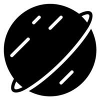 Planeten-Glyphe-Symbol vektor