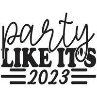 Party mögen es ist 2023 vektor