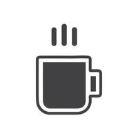 Kaffeetasse-Vektor-Icon-Design vektor