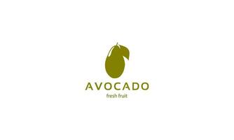 Avocado Design Logo Vektor