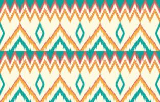 ethnisch abstrakt Ikat Kunst. aztekisch Ornament drucken. geometrisch ethnisch Muster nahtlos Farbe orientalisch. Design zum Hintergrund ,Vorhang, Teppich, Hintergrund, Kleidung, Verpackung, Batik, Vektor Illustration.