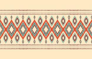 ethnisch abstrakt Ikat Kunst. aztekisch Ornament drucken. geometrisch ethnisch Muster nahtlos Farbe orientalisch. Design zum Hintergrund ,Vorhang, Teppich, Hintergrund, Kleidung, Verpackung, Batik, Vektor Illustration.