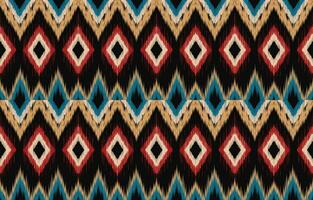 etnisk abstrakt ikat konst. aztec prydnad skriva ut. geometrisk etnisk mönster sömlös Färg orientalisk. design för bakgrund ,ridå, matta, tapet, Kläder, omslag, batik, vektor illustration.