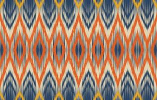 ethnisch abstrakt Ikat Kunst. aztekisch Ornament drucken. geometrisch ethnisch Muster nahtlos Farbe orientalisch. Design zum Hintergrund ,Vorhang, Teppich, Hintergrund, Kleidung, Verpackung, Batik, Vektor Illustration.