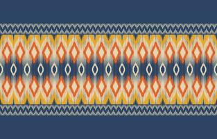 ethnisch abstrakt Ikat Kunst. aztekisch Ornament drucken. geometrisch ethnisch Muster nahtlos Farbe orientalisch. Design zum Hintergrund ,Vorhang, Teppich, Hintergrund, Kleidung, Verpackung, Batik, Vektor Illustration.