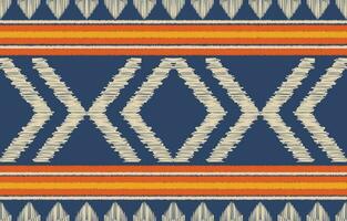 ethnisch abstrakt Ikat Kunst. aztekisch Ornament drucken. geometrisch ethnisch Muster nahtlos Farbe orientalisch. Design zum Hintergrund ,Vorhang, Teppich, Hintergrund, Kleidung, Verpackung, Batik, Vektor Illustration.