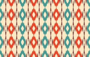 ethnisch abstrakt Ikat Kunst. aztekisch Ornament drucken. geometrisch ethnisch Muster nahtlos Farbe orientalisch. Design zum Hintergrund ,Vorhang, Teppich, Hintergrund, Kleidung, Verpackung, Batik, Vektor Illustration.