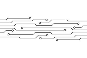 abstrakt trogen krets styrelse teknologi bakgrund. krets styrelse med olika teknologi element vektor