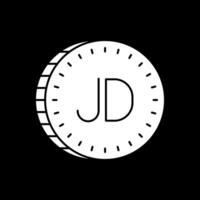 jordanian dinar vektor ikon design