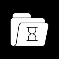 Sanduhr-Vektor-Icon-Design vektor