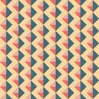 retro bunt abstrakt geometrisch Vektor nahtlos Muster. bunt funky wiederholen Muster im 60er Jahre Stil. perfekt zum Tapeten, Hintergründe, Textil, Stoff.
