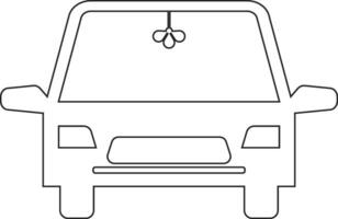 Auto Linie Symbol Design vektor