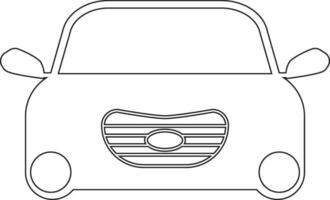 Auto Linie Symbol Design vektor