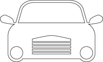 Auto Linie Symbol Design vektor