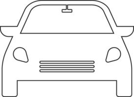 Auto Linie Symbol Design vektor