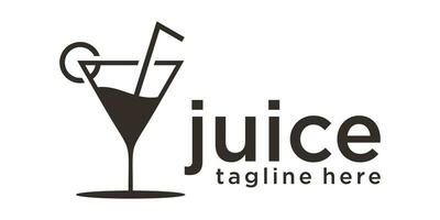 juice logotyp design vektor illustration 2