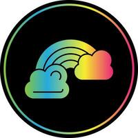 Regenbogen-Vektor-Icon-Design vektor