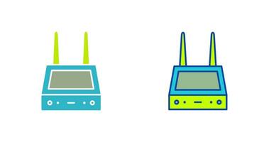 einzigartiges Router-Vektorsymbol vektor