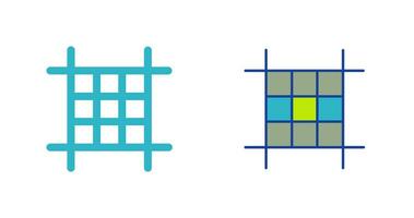 quadratisches Layout-Vektorsymbol vektor