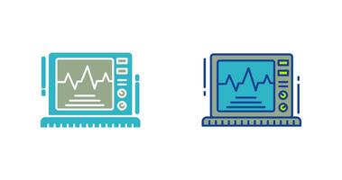 Ekg-Monitor-Vektorsymbol vektor