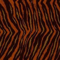 hand dragen sömlös tiger hud mönster. krita målad djur- randig textur vektor
