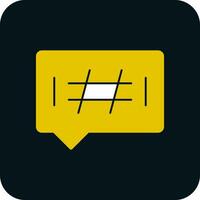 Hashtags-Vektor-Icon-Design vektor