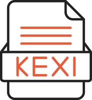 Kexi Datei Format Vektor Symbol