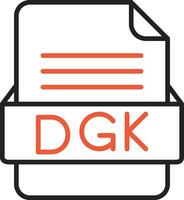 dgk Datei Format Vektor Symbol