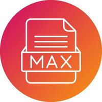 max Datei Format Vektor Symbol