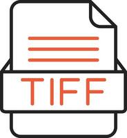 tiff Datei Format Vektor Symbol