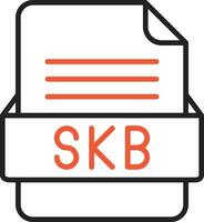 skb Datei Format Vektor Symbol