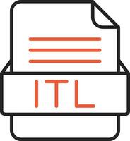 itl Datei Format Vektor Symbol