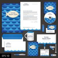 Corporate Business Kit-Design vektor