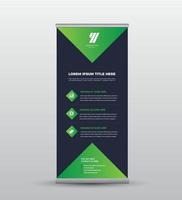 Business Rollup-Banner-Design oder Stand-Up-Banner-Design vektor