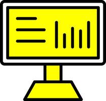 Statistiken Vektor Symbol Design