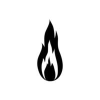 Feuer Symbol Vektor Satz. Flamme Illustration Zeichen Sammlung. brennen Symbol. heiß Logo.