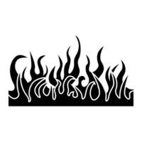 Feuer Symbol Vektor Satz. Flamme Illustration Zeichen Sammlung. brennen Symbol. heiß Logo.