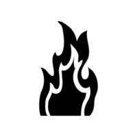 Feuer Symbol Vektor Satz. Flamme Illustration Zeichen Sammlung. brennen Symbol. heiß Logo.