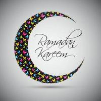 ramadan kareem bakgrundsdesign. vektor illustration