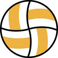 Volleyball-Vektor-Icon-Design vektor