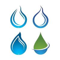 Wassertropfen-Logo-Bilder vektor