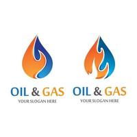 Öl- und Gas-Logo-Bilder vektor