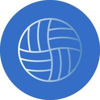 Volleyball-Vektor-Icon-Design vektor