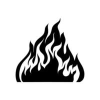 Feuer Symbol Vektor Satz. Flamme Illustration Zeichen Sammlung. brennen Symbol. heiß Logo.