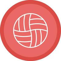 Volleyball-Vektor-Icon-Design vektor