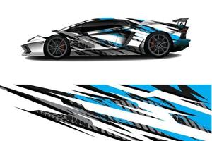 sport bil dekal wrap design vektor