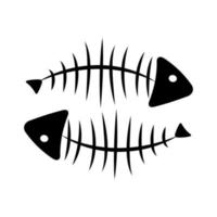 Fischgräte-Hintergrund-Vektor-Illustration vektor