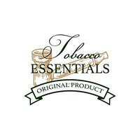 Tabak Geschäft Jahrgang Logo Vorlage mit Hand gezeichnet Elemente. Vektor Illustration im skizzieren Stil