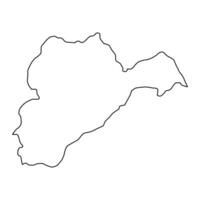 logar Provinz Karte, administrative Aufteilung von Afghanistan. vektor