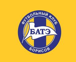 bat Borisov Verein Logo Symbol Weißrussland Liga Fußball abstrakt Design Vektor Illustration mit Gelb Hintergrund